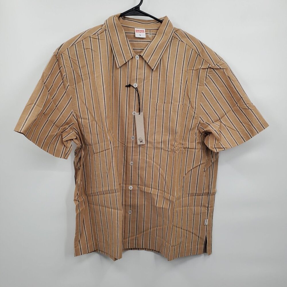Birdwell Beach Britches Solana Shirt Top Men Size Large NWT Short Sleeve